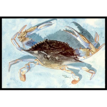 Carolines Treasures Carolines Treasures 8011JMAT 24 x 36 in. Blue Crab Indoor Or Outdoor Mat 8011JMAT